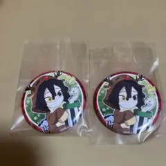 鬼滅の刃 缶バッジ クリスマス 伊黒小芭内　2個セット