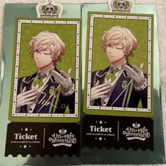 うたプリ 天草シオン チケット風カード 箔押し ワンダーランド 15th