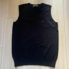 EAST BOY 黒 Vネックセーター