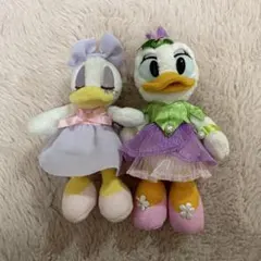 ディズニー デイジーダック ぬいぐるみ マスコット 2点セット
