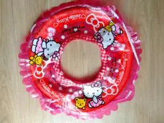 ハローキティ 50cm 一人用 女の子 浮き輪 ピンク 赤 HalloKittyのサムネイル