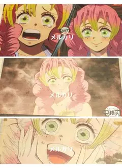 鬼滅の刃 ufotable マチアソビカフェ 甘露寺蜜璃 3点セット