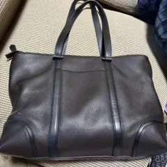 Paul Smith レザー　ダークブラウン トートバッグ　美品