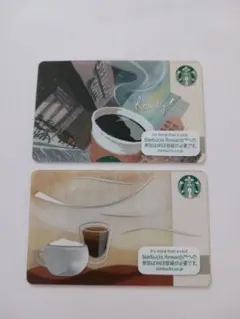 スタバ　スターバックス　コーヒー　カード　二枚セット