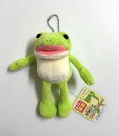 おとぼけケロピョンぷちぶるマスコット　黄緑　 タイトー限定