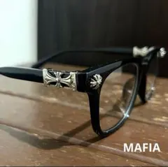 伊達めがね サングラス ブラック ストリート カザール シルバー クロムハーツ