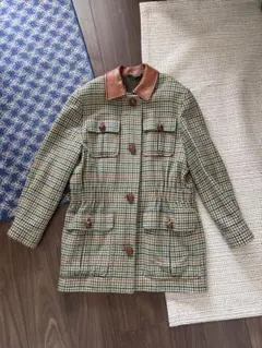 【値下げ中】80's Burberrys チェック ウールコート