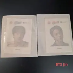 ジンラーメン　BTS　JIN　ステッカー　2枚