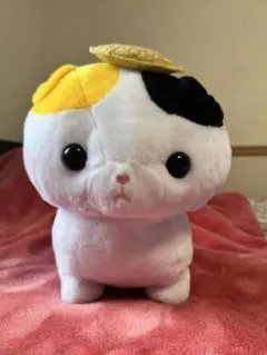三毛猫 ぬいぐるみ たい焼き乗せのサムネイル