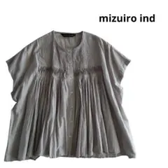 美品✨mizuiro ind ミズイロインド 半袖ワンピース ピンタックシャツ 2026年最新】ミズイロインド ピンタックの人気アイテム - メルカリ