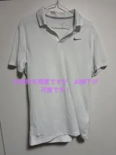 NIKE GOLF Dri-FIT ポロシャツ ホワイト Lサイズのサムネイル