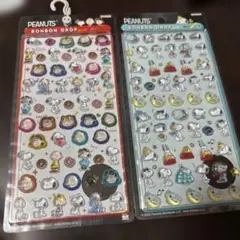 PEANUTS ボンボンドロップシール　ボンドロ　スヌーピ　２種