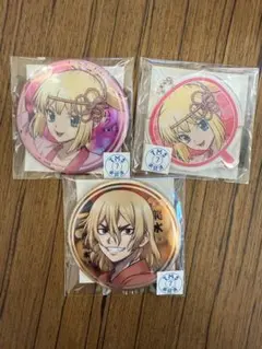 dr.stone 龍水・コハク　缶バッジ他3個セット