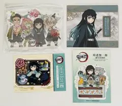 柱展【時透無一郎】キービジュアルグリッター缶バッジセット