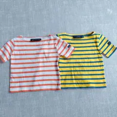 2ans セントジェームス　ストライプ半袖Tシャツ2枚セット