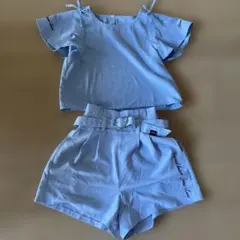 JENNI love 水色 トップスとショートパンツセット 130 140cm