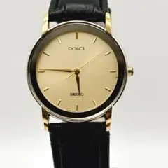 SEIKO DOLCE 稼働 メンズ レディース クォーツ セイコー ドルチェ