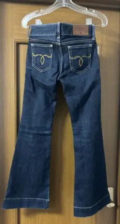 moussy ローライズ フレア クラッシュデニム ダメージ加工 Y2K - メルカリ