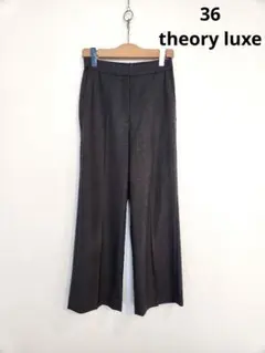 今季セオリーリュクスワイドパンツ36サイズ　チャコール