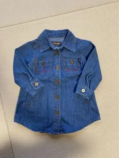 デニム　シャツチュニック　80のサムネイル