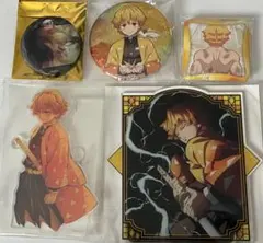 鬼滅の刃　我妻善逸　アクリルスタンド　缶バッジ　まとめ売り