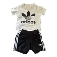 adidas セットアップ Tシャツ パンツ 74cm ベビー 半袖