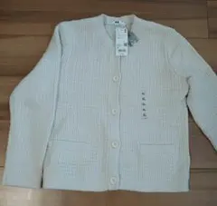 ユニクロ ニットショートジャケット XL