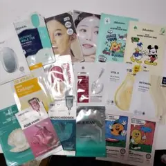 【お値下げしました】人気韓国フェイスマスクお買得１７枚セット