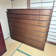 【中古美品・最終値下げ】府中桐製婚礼家具/7段/たのめる便/送料込み匿名配送 中古美品・最終値下げ】府中桐製婚礼家具/7段/たのめる便/送料