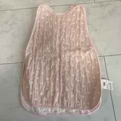 ニトリ　ベビー　スリーパー　ドット　リバーシブル　ピンク
