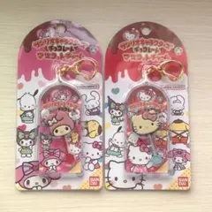 キティ　マイメロ　 サンリオキャラクターズチョコレートマスコットチャーム