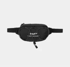 HUF eighty-nine LOGO FANNY PACK ブラック