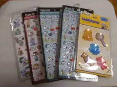 ボンボンドロップシール スヌーピー シール ミニオンズ 5枚セット 国内正規品