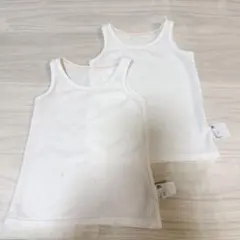 ユニクロ ベビー 90cm コットンメッシュタンクトップ 綿100%