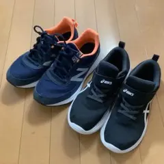 値下New Balance & Asics レーザービーム運動靴セット24.5