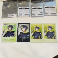 伊波ライ チェキ風カード 箔押しサイン入り 購入特典 4枚セット