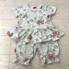 アリエル パジャマ ディズニー　プリンセス　半袖　女の子 95