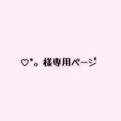 ♡*。様専用ページ ゆあんくんまちぼうけ
