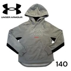 【UNDER ARMOUR】裏起毛フリースパーカー/ジャージ/140cm