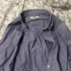 ユニクロ　ストライプシャツ　XL