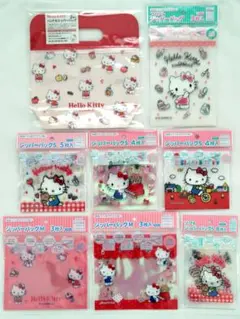 ハローキティ　ジッパーバッグ　８種　HELLO KITTY　サンリオ　新品未開封