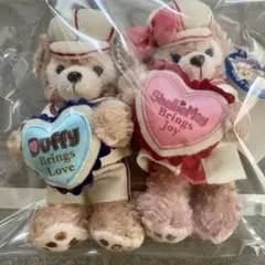 ダッフィー　ぬいぐるみバッジ