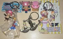 ワンピース　 ツインキーホルダー他　　5種