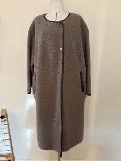 【美品】socolla レディース ボア ロングコートのサムネイル