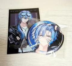 ぎゃうるふ　小柳ロウ　チェキ＆缶バッジ