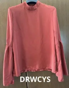 DRWCYS 赤いフレア袖シャツ サイズ1のサムネイル