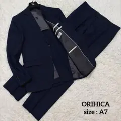 極美品☆ AOKI ジュンコシマダ ビジネス スーツ ネイビー 紺 XL AB7