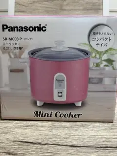 パナソニック Panasonic ミニクッカー SR-MC03 ピンク 1.5合 - メルカリ