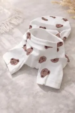 【値下げしました】 クマ柄プリント犬服　Mサイズ