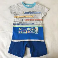 電車柄 パジャマ 90サイズ